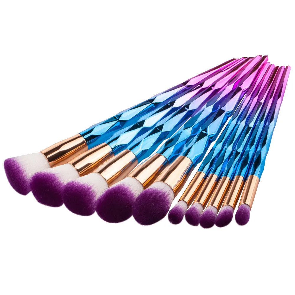 10PCS GUJHUI Professional makeup brushes Eyeshadow Eyeliner brush Contour Foundation make up brushes pinceaux maquillage