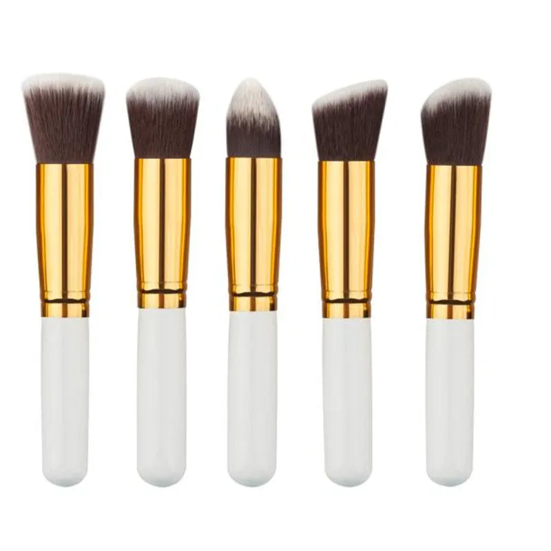 10PCS Professional Maange makeup brushes Bag Foundation Powder Eyeshadow rose gold Wood makeup brush tools cosmetics