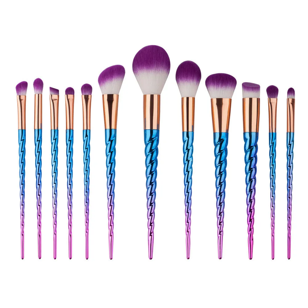 12PCS Eyeshadow GUJHUI Professional makeup brushes Contour Foundation make up brushes maquillage cosmetics Concealer brush