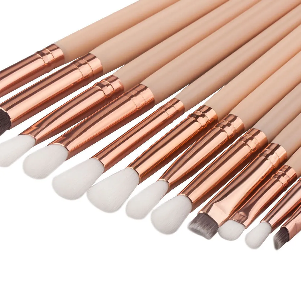 12pcs Professional makeup brushes Eyeshadow Eye maquiagem pinceaux cosmetics make up brushes Tool Powder Foundation brush