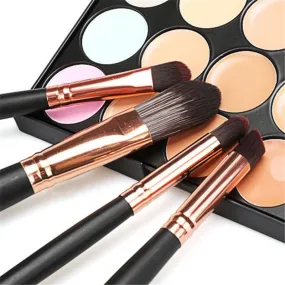 15 Colors professional concealer palette eyeshadow contouring make up Face cream contour palette + 20pcs makeup brushes