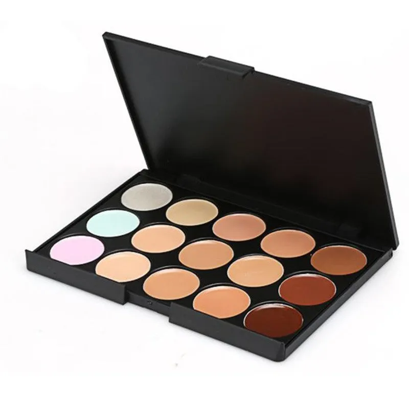 15 Colors professional concealer palette eyeshadow contouring make up Face cream contour palette + 20pcs makeup brushes