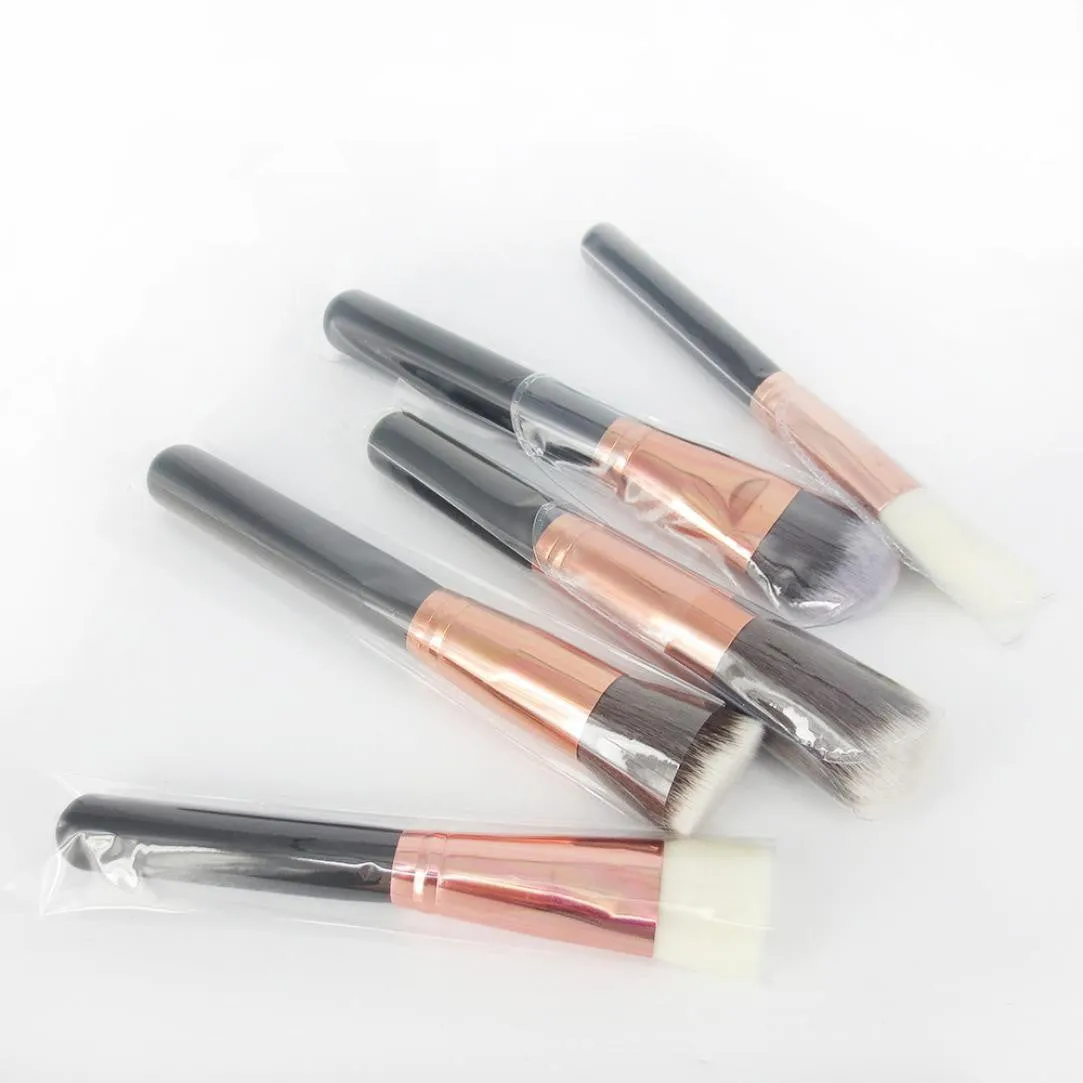 15PCS Maange Makeup Brushes Foundation Powder Eyeshadow eyelashes rose gold Powder Foundation ovale makeup brush cosmetics