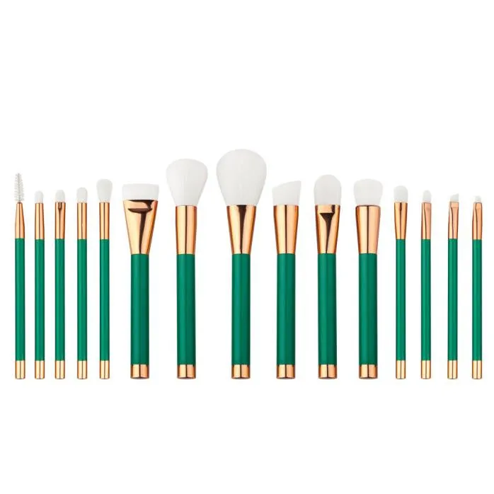 15PCS Maange Professional makeup brushes Cosmetics Wood pinceaux de maquillage Eyeshadow Foundation oval makeup brush Tool