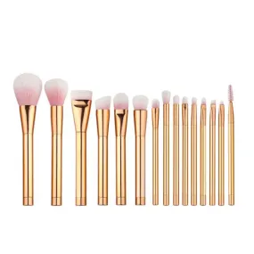 15PCS Maange Professional makeup brushes Cosmetics Wood pinceaux de maquillage Eyeshadow Foundation oval makeup brush Tool