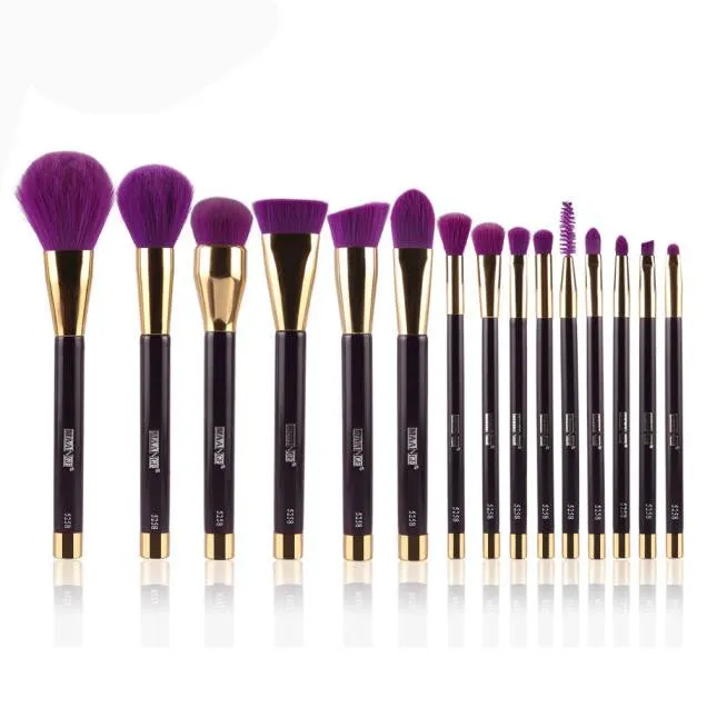 15PCS Maange Professional makeup brushes Cosmetics Wood pinceaux de maquillage Eyeshadow Foundation oval makeup brush Tool