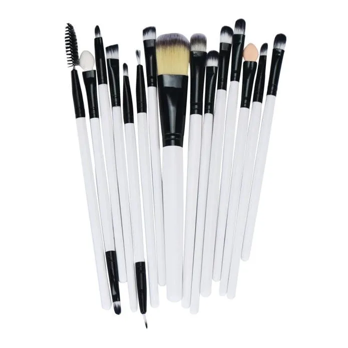 15pcs Makeup Brushes Toiletry Kit Pro Eyeshadow Face Blusher Powder Foundation Tool cosmetics Concealer rose gold Brush