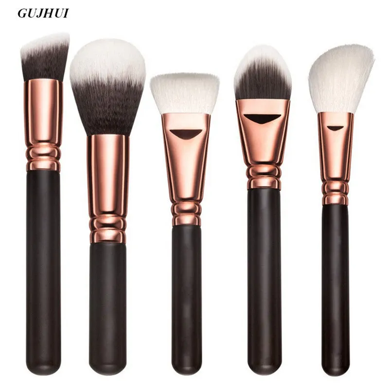 5PCS Professional GUJHUI makeup brushes pinceaux maquillage cosmetics Eyeshadow Contour Foundation make up brushes Tools