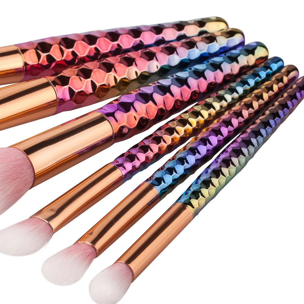 6PCS QiBest Makeup brushes professional maquillage Cosmetics Eyeshadow Foundation brush Multicolor make up brushes Kits Tool