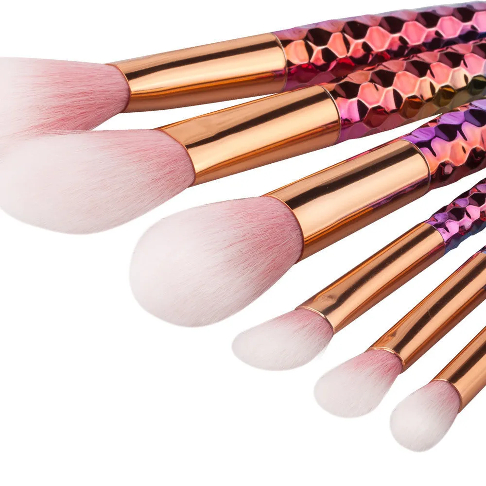 6PCS QiBest Makeup brushes professional maquillage Cosmetics Eyeshadow Foundation brush Multicolor make up brushes Kits Tool