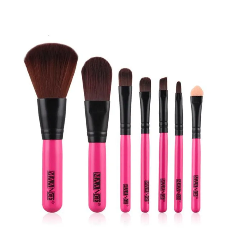 7pcs MAANGE makeup brushes box professional face Cream Concealer Brush Eyeshadow Foundation make up brushes cosmetics