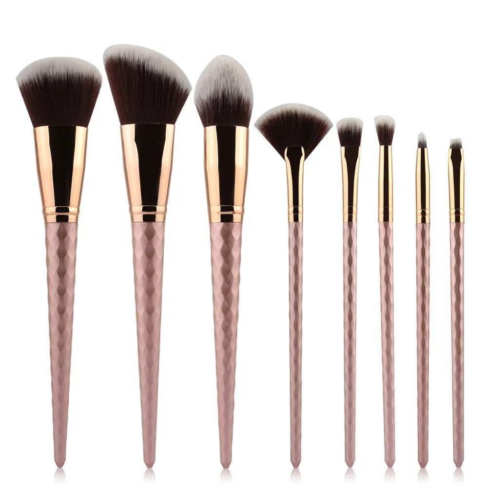 8PCS QiBest Multicolor Makeup brushes Eyeshadow Foundation professional make up brushes brochas maquillaje Cosmetics tools