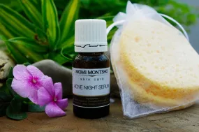 Acne Night Serum (facial sponges sold separately)