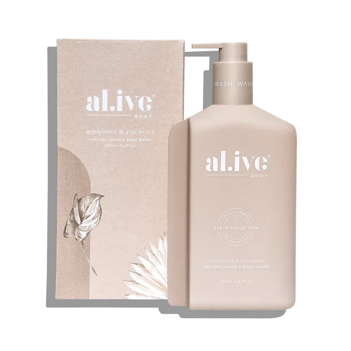 Al.ive Body Hand & Body Wash - Applewood & Goji Berry