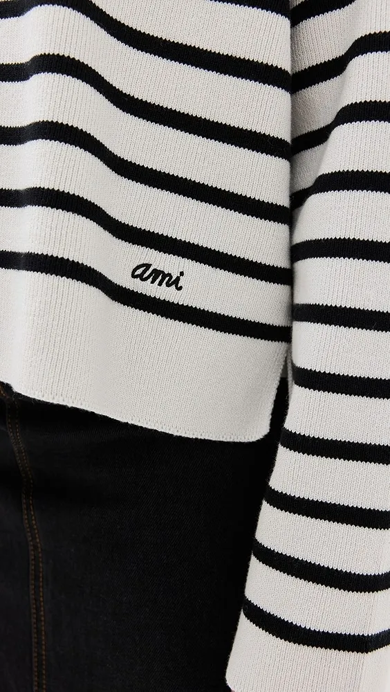 AMI   AMI Embroidery Sailor Polo 