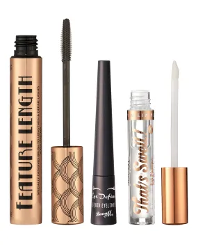 Barry M Mascara, Eyeliner and Plumping Lip Gloss Bundle | Simply Be