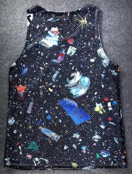 Black Stars Universe Galaxy Skeleton Hands Net Sleeveless Mens T-shirt Vest Sports Tank Top