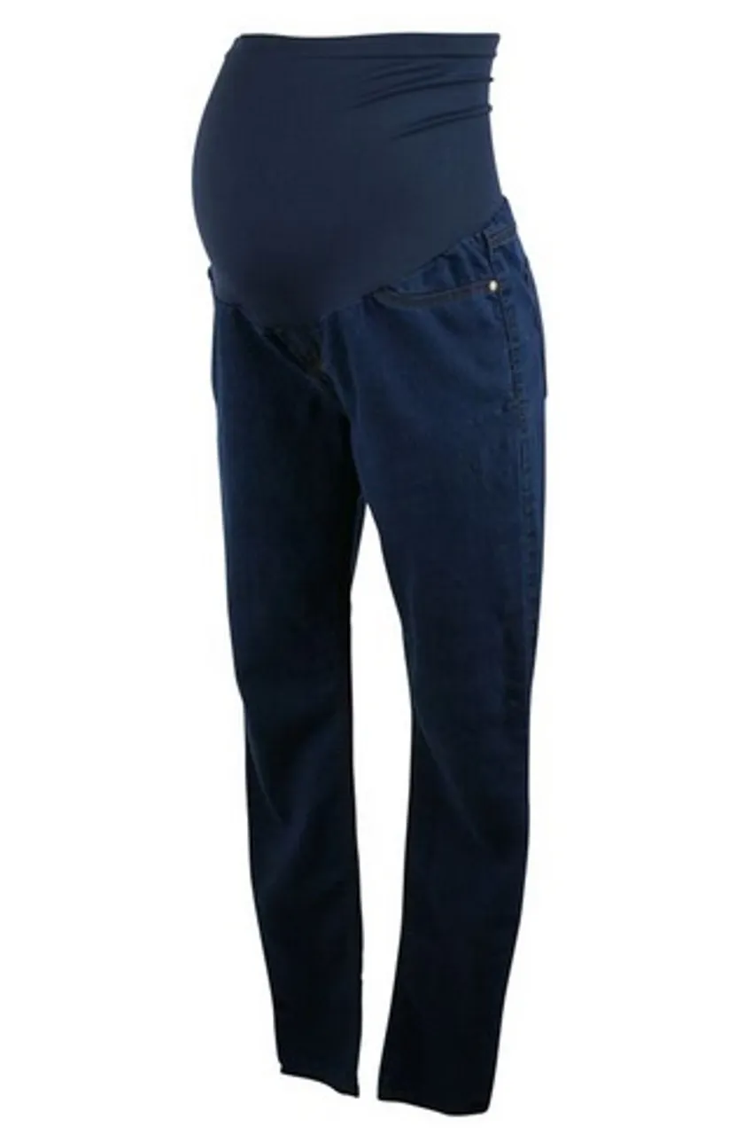 Blue Straight Leg It Jeans Maternity for A Pea in the Pod Collection (Gently Used - Size 31)