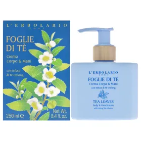 Body and Hand Cream - Tea Leaves by Lerbolario for Unisex - 8.4 oz Cream