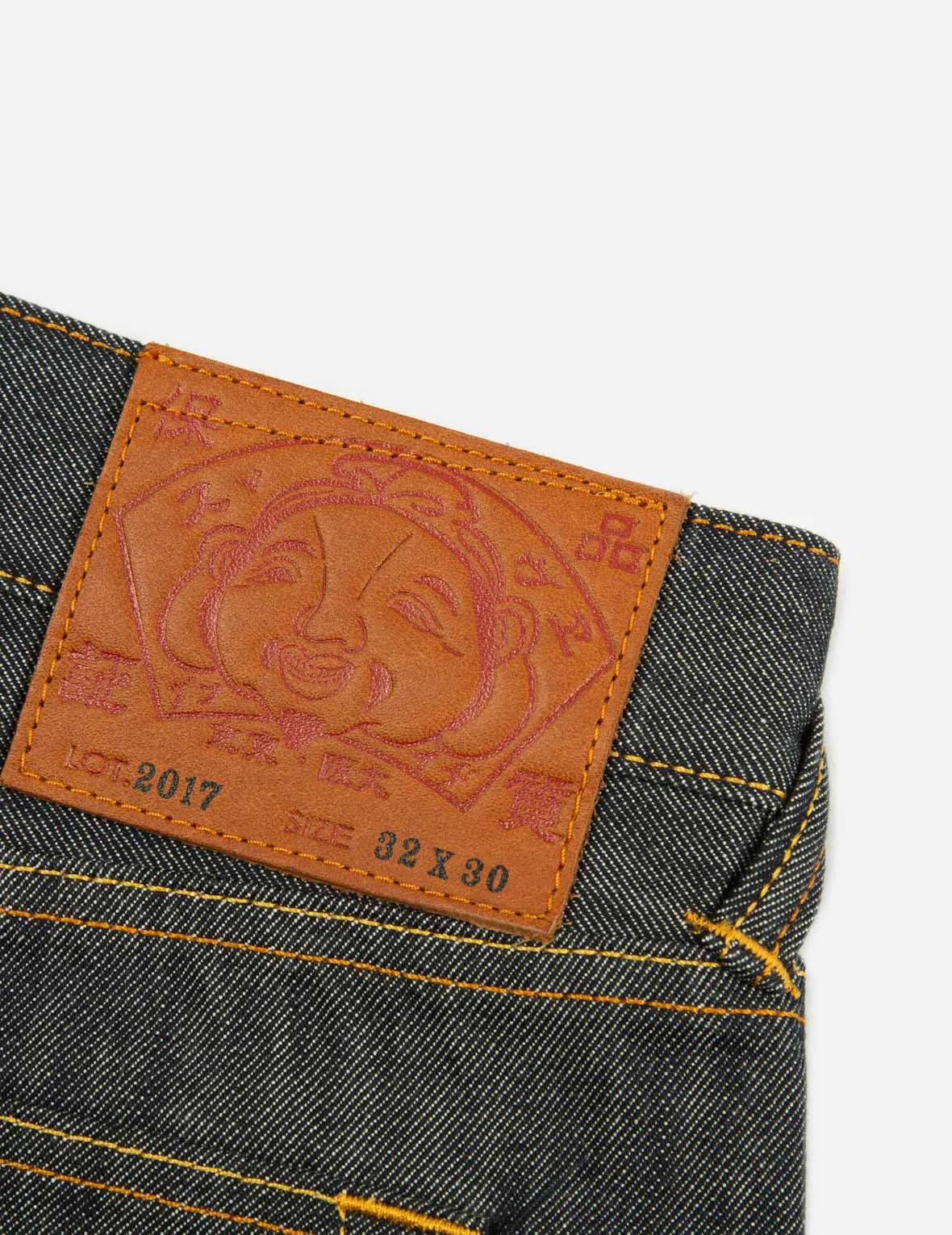 Calligraphy Daicock Print and Embroidery Carrot Fit Cropped Jeans #2017