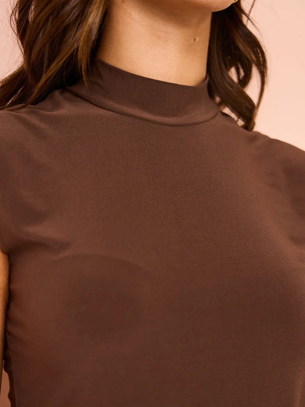 Camilla and Marc Saint Sleeveless Top in Milk Chocolate