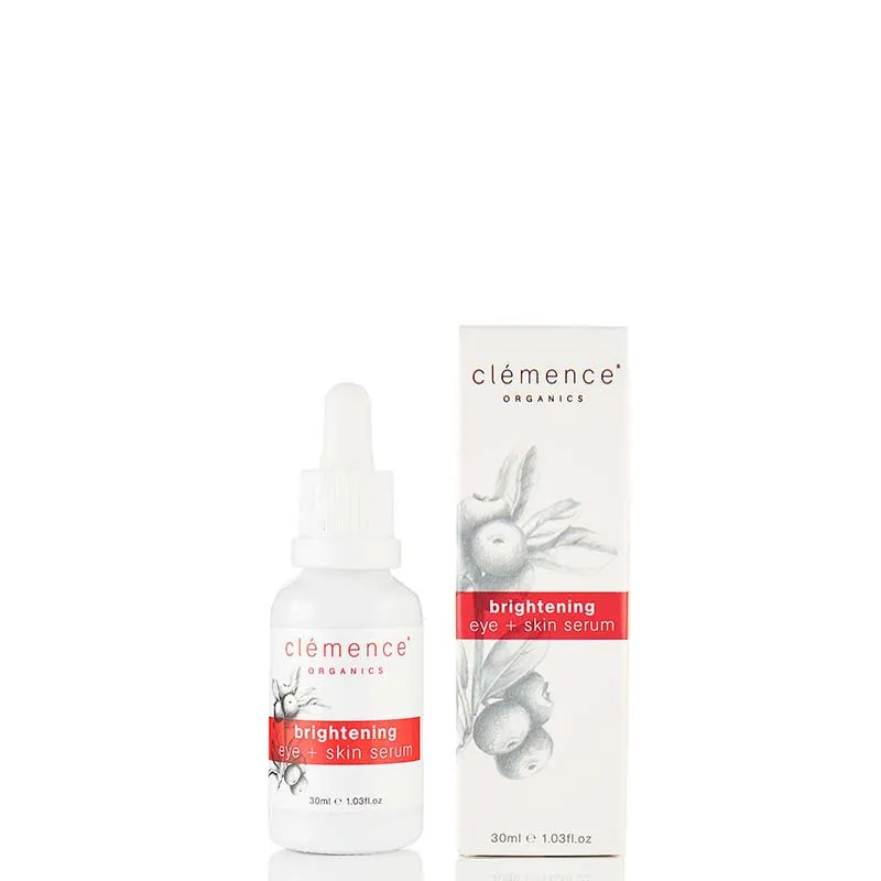 Clemence Organics Brightening Eye + Skin Serum