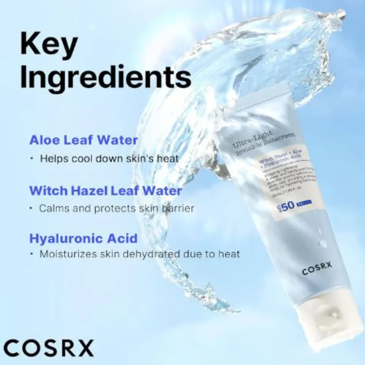 Cosrx Ultra-Light Invisible Sunscreen SPF50 PA ++++