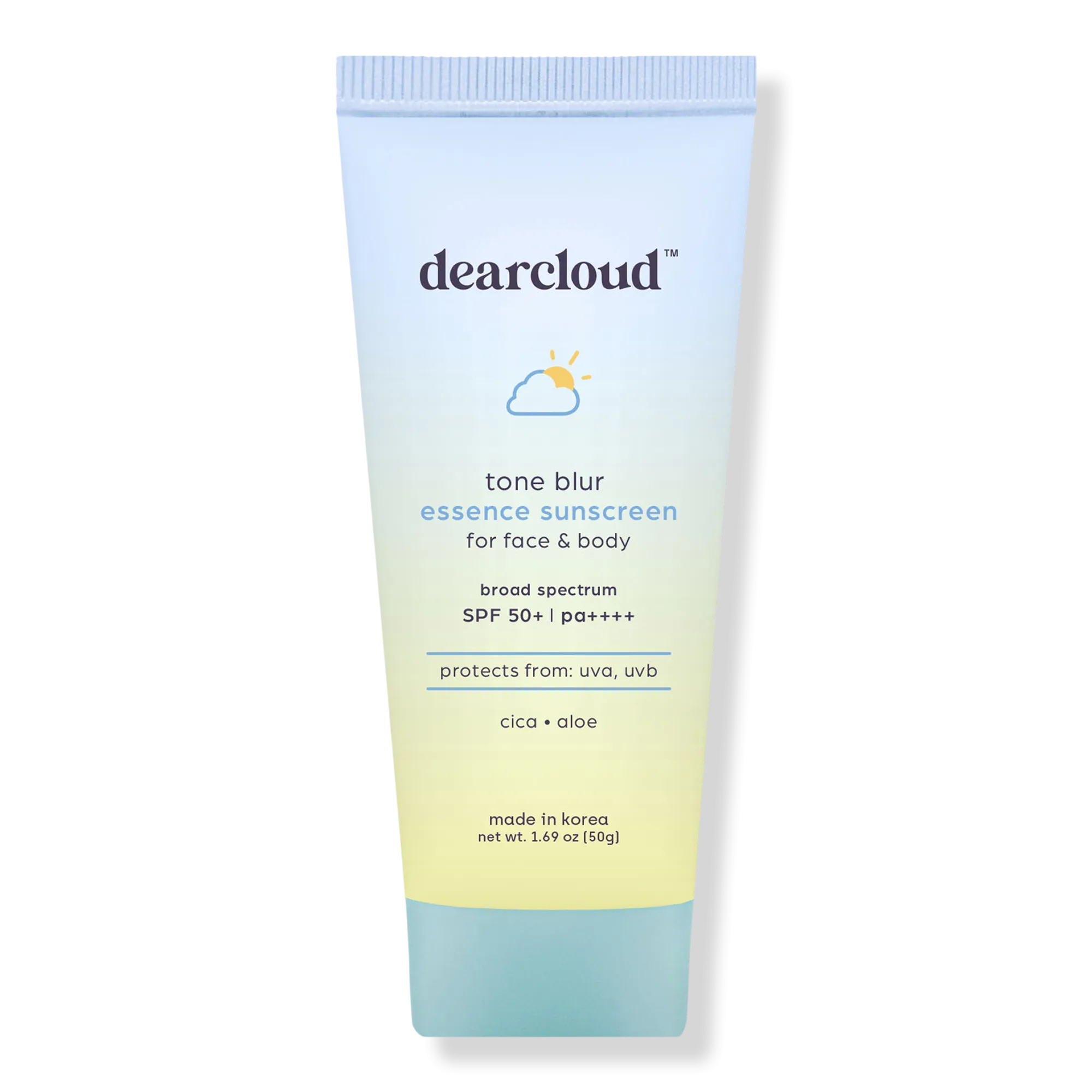 dearcloud Tone Blur Essence Sunscreen SPF 50+ PA++++