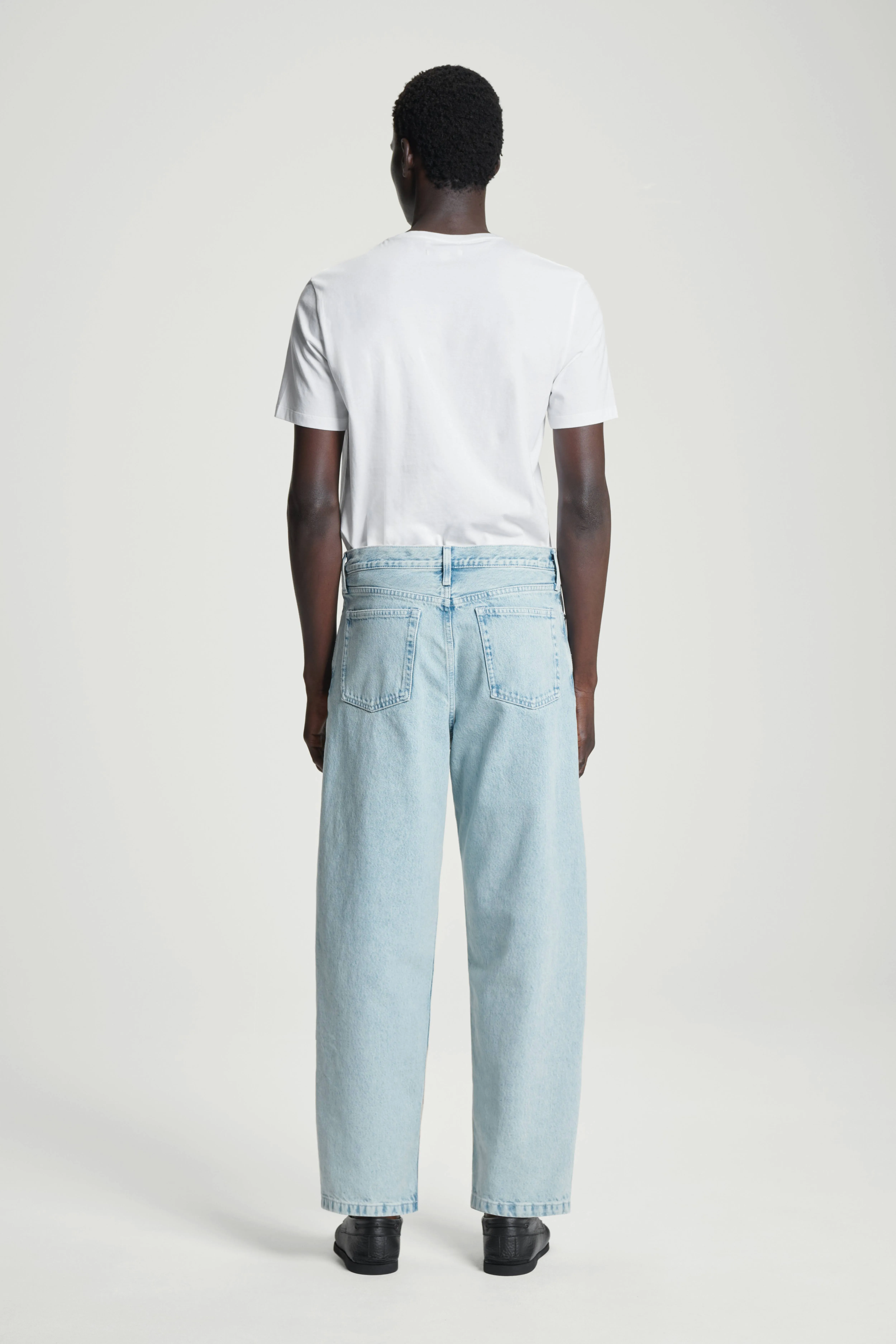 DOME JEANS - STRAIGHT/ANKLE LENGTH - Regular waist - Ankle length - LIGHT BLUE - Men | H&M GB