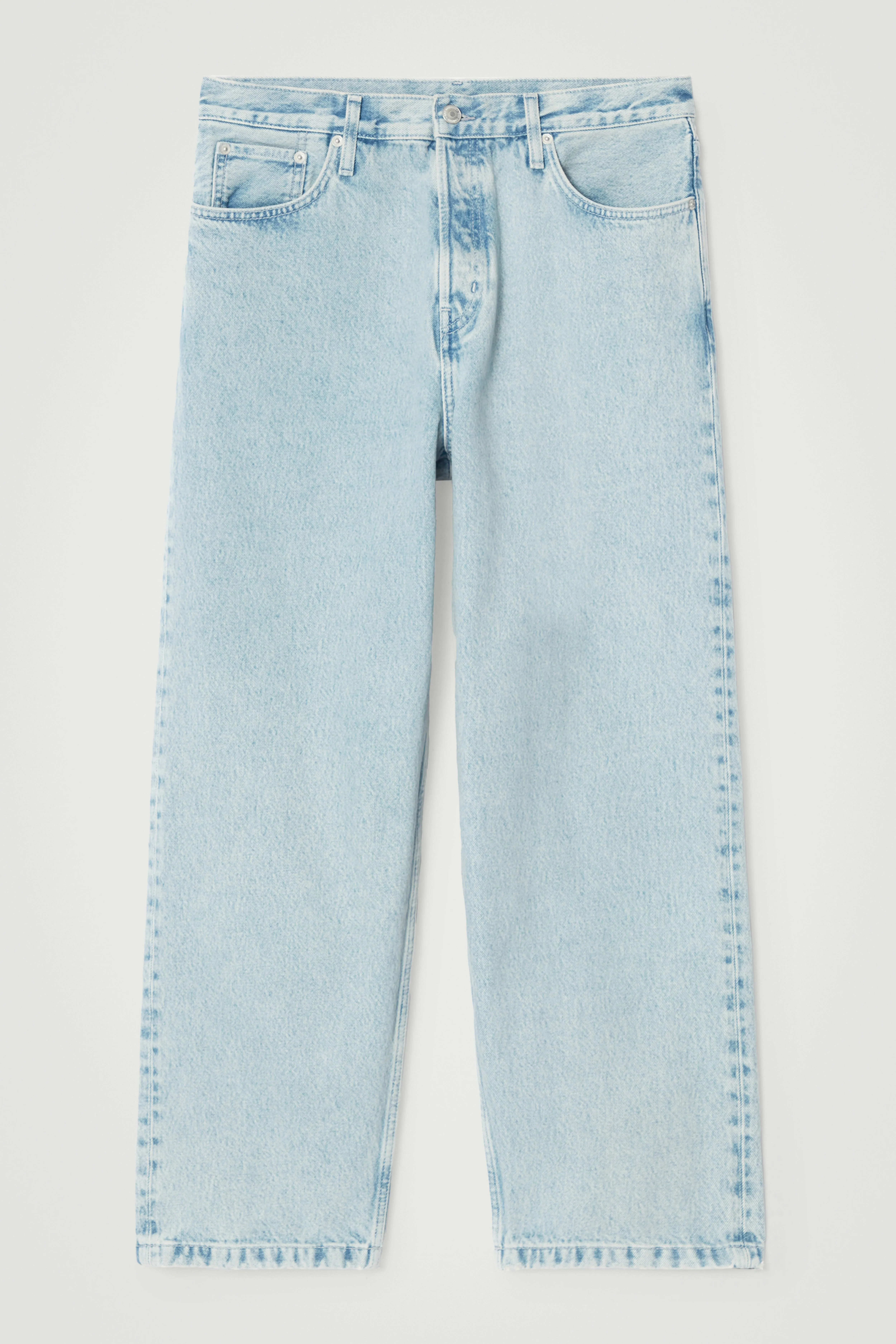 DOME JEANS - STRAIGHT/ANKLE LENGTH - Regular waist - Ankle length - LIGHT BLUE - Men | H&M GB