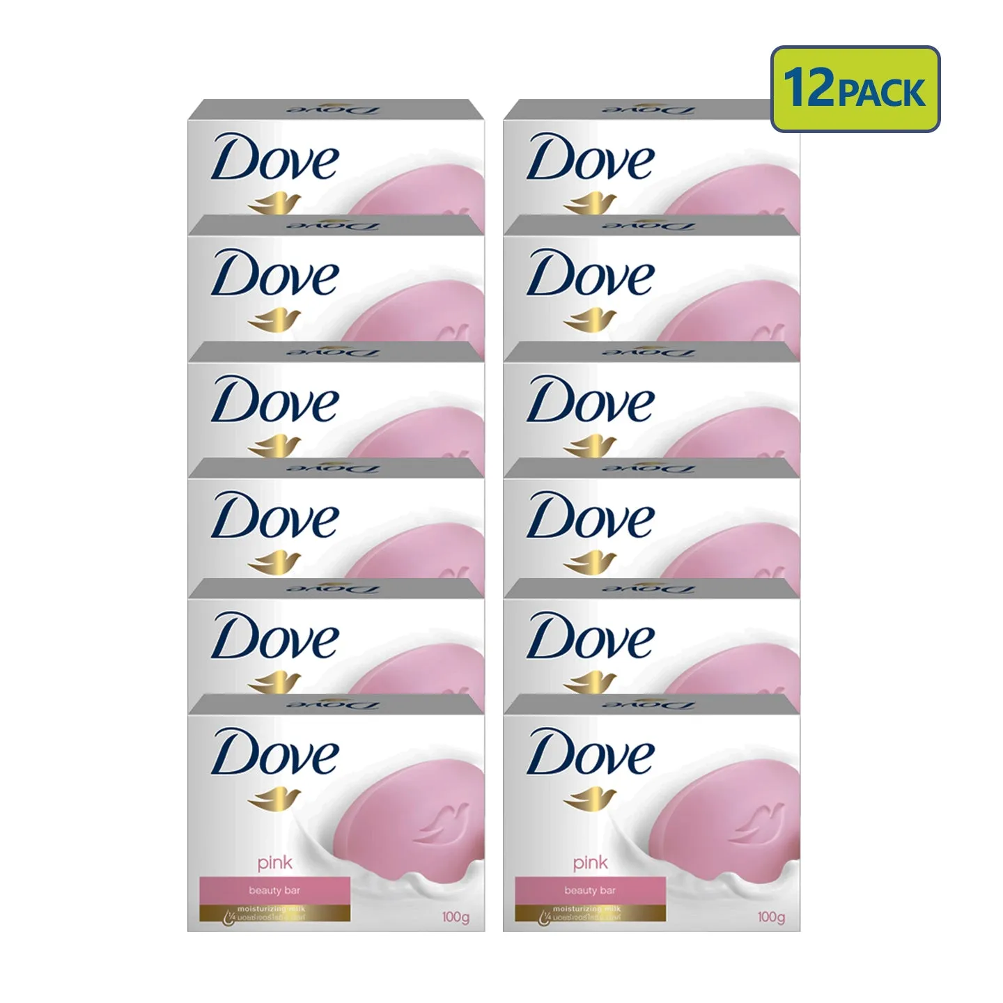 Dove Soap Bar Beauty Moisturizing Cream Bar 135g (Pack of 12)