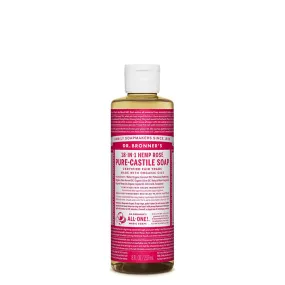 Dr Bronner's Pure-Castile Liquid Soap - Rose