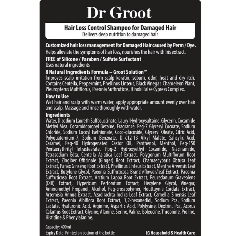 Dr. Groot Anti-Hair Loss Shampoo For Damaged Hair