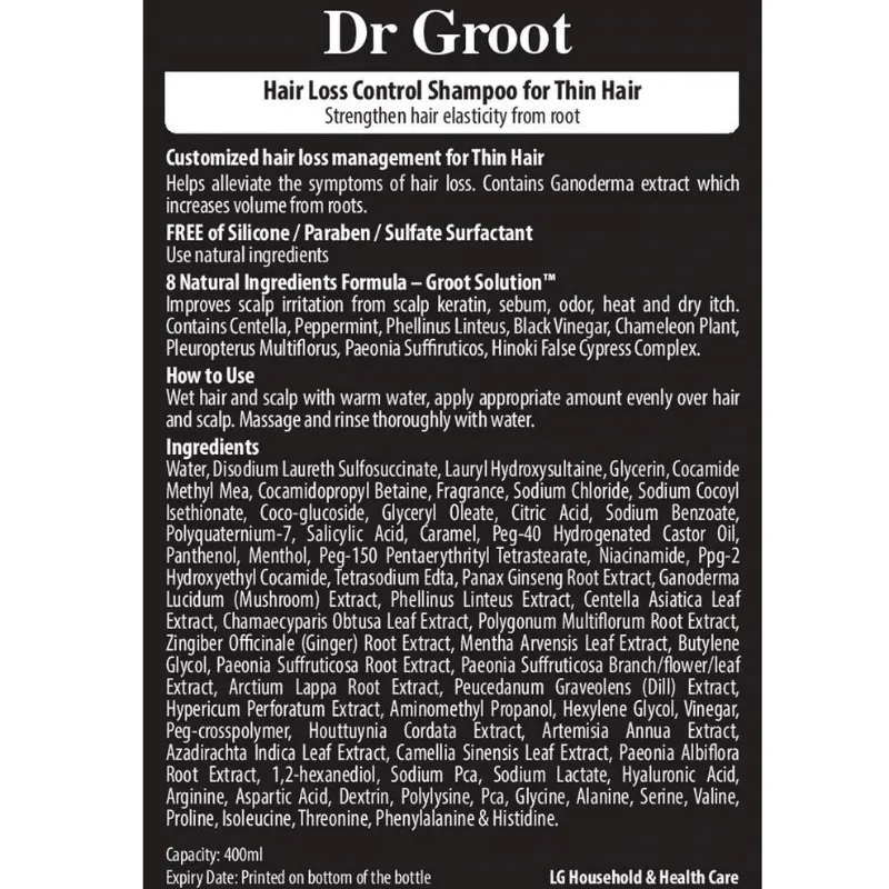 Dr. Groot Anti-Hair Loss Shampoo For Thin Hair