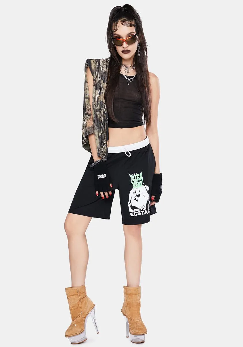 Ecstasy Graphic Shorts-