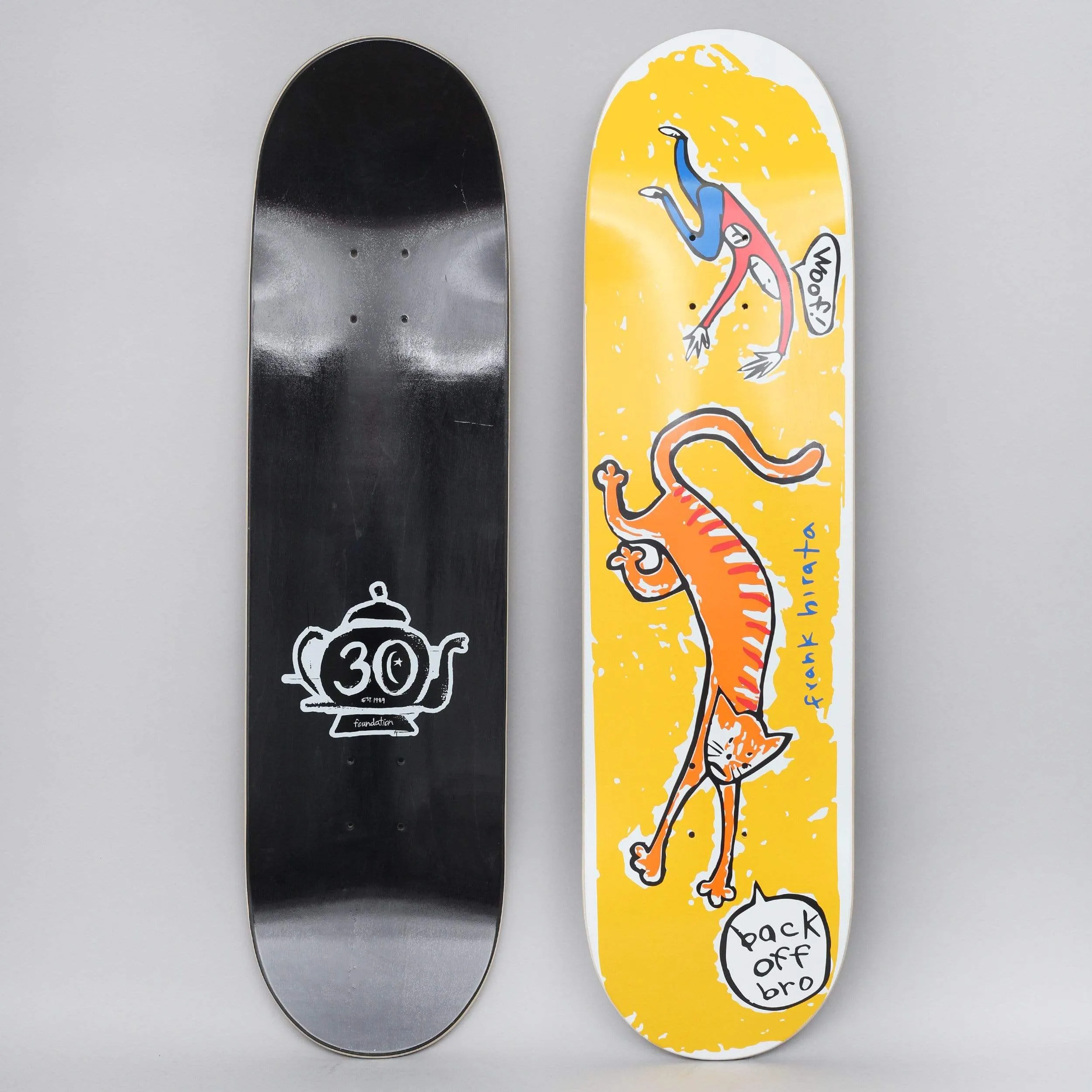 Foundation 8.25 Hirata Back Off Skateboard Deck