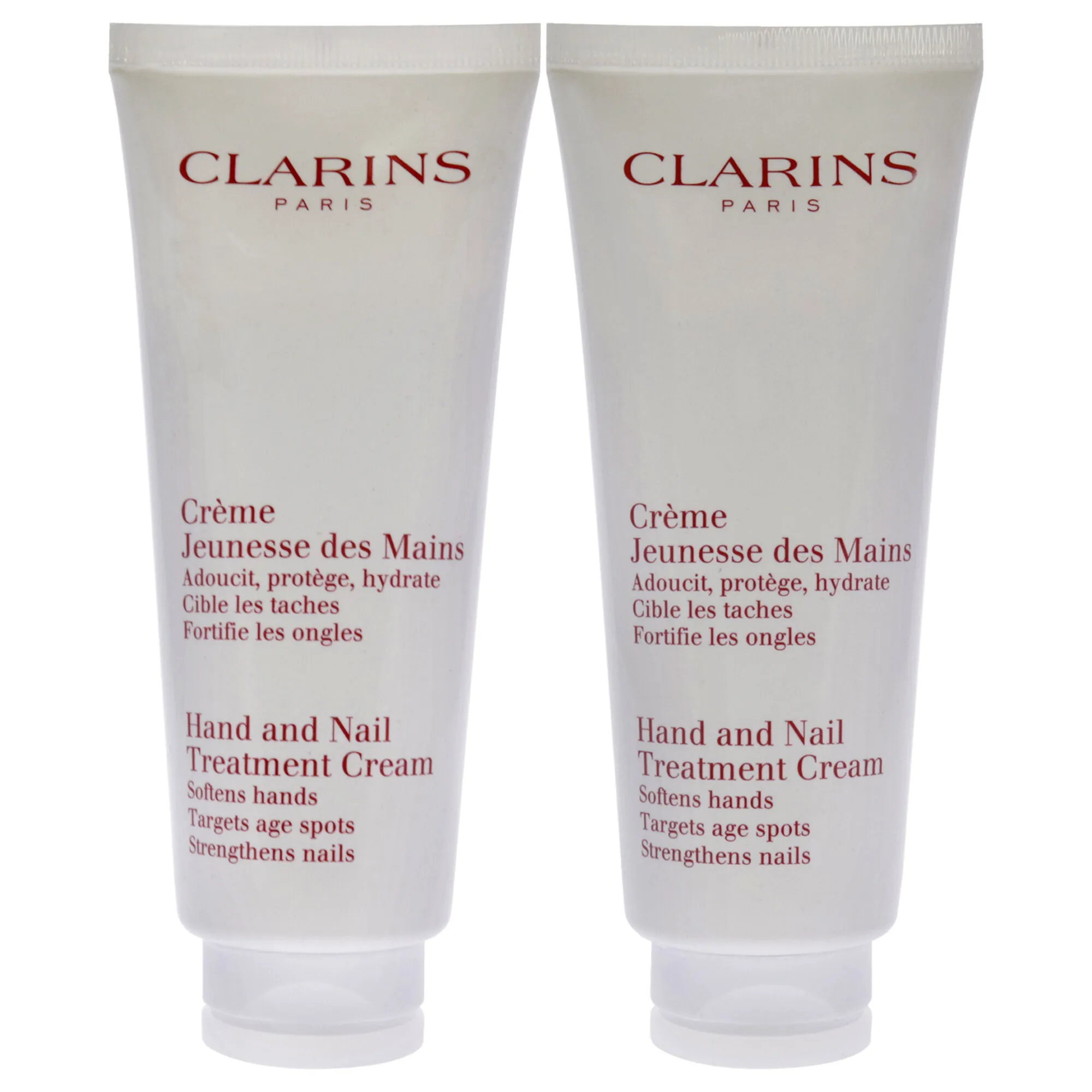 Hand and Nail Treatment Cream Duo by Clarins for Unisex - 2 x 3.4 oz Cream