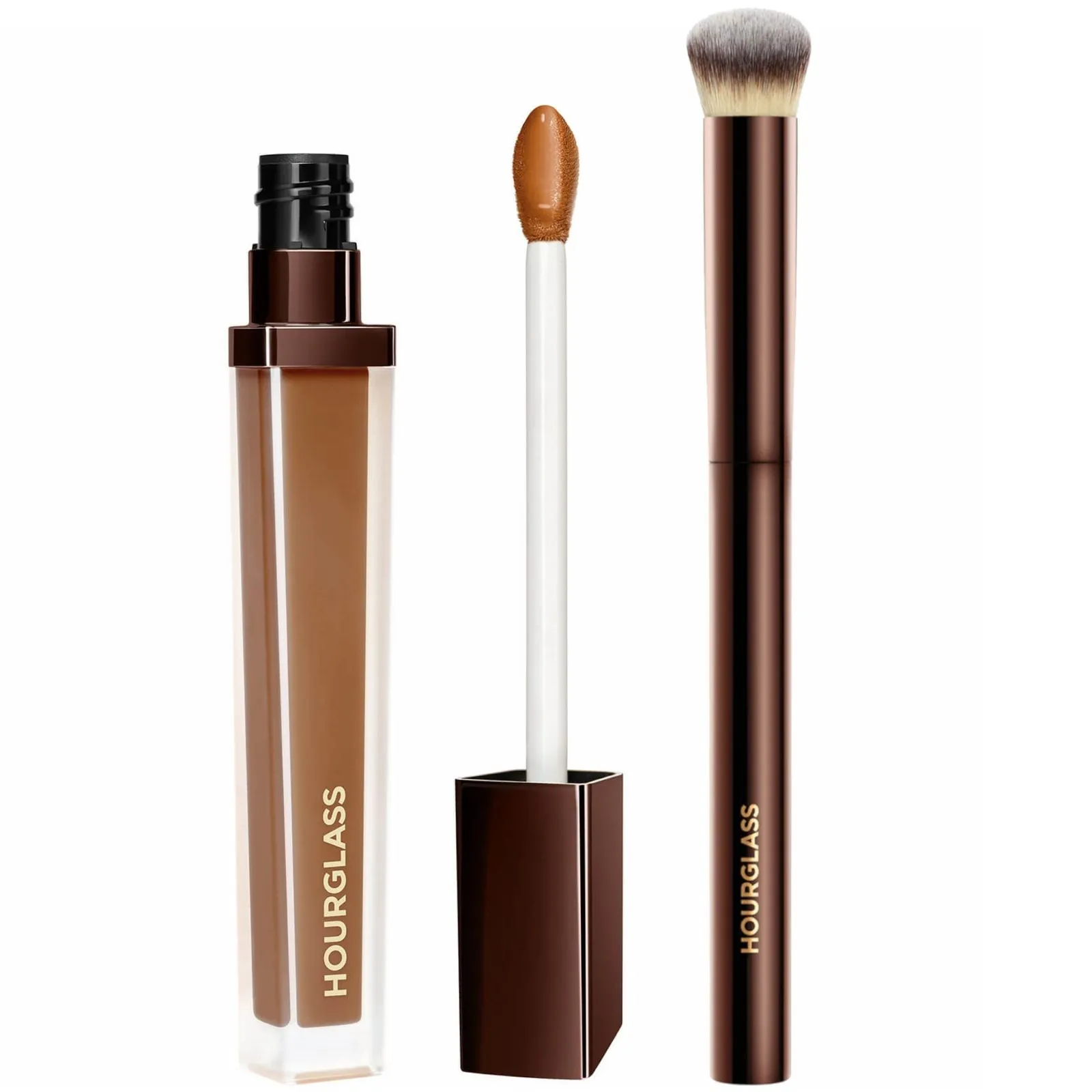 Hourglass Airbrush Concealer and Seamless Finish Concealer Brush Bundle 6ml (Various Shades) - Mocha