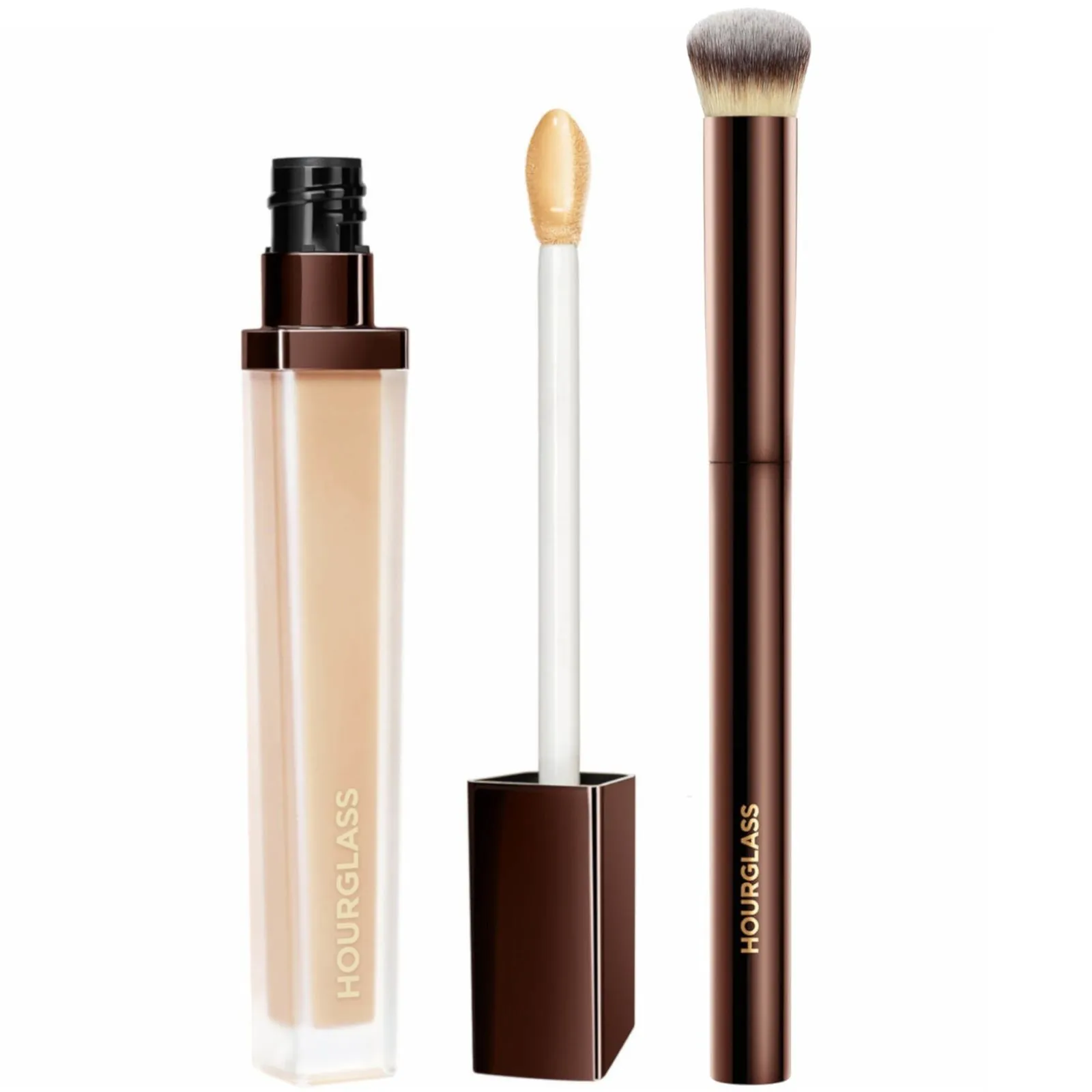 Hourglass Airbrush Concealer and Seamless Finish Concealer Brush Bundle 6ml (Various Shades) - Oat