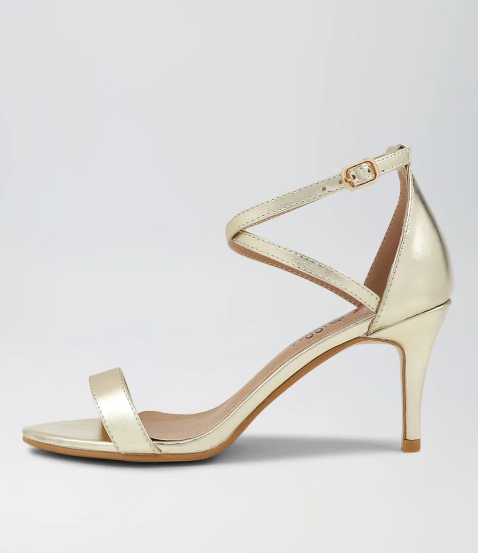 I LOVE BILLY Carna Pale Gold Sandals