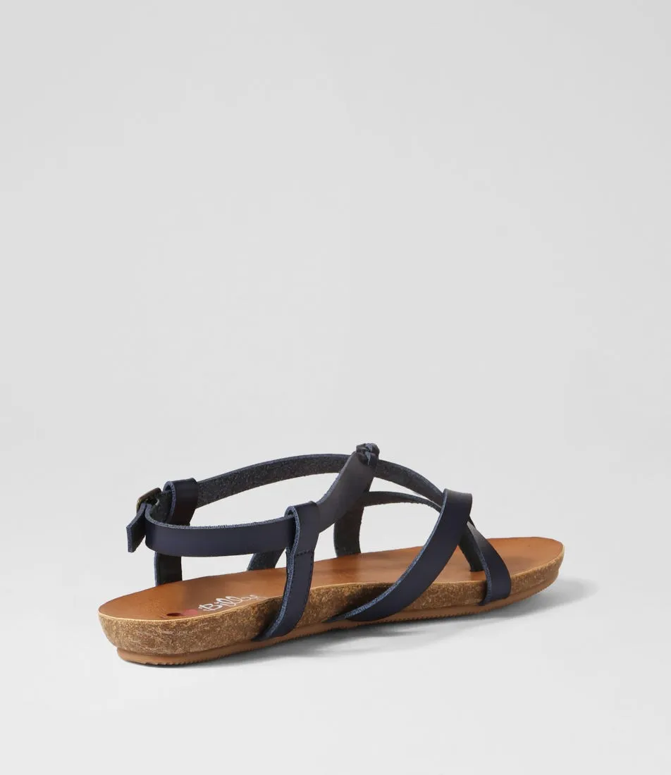 I LOVE BILLY Ginnie Dark Denim Sandals