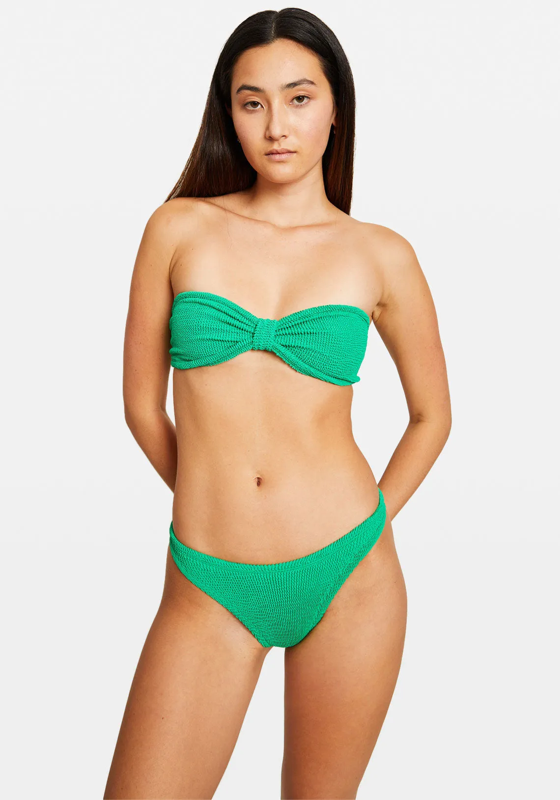 JEAN BIKINI CLASSIC CRINKLE EMERALD