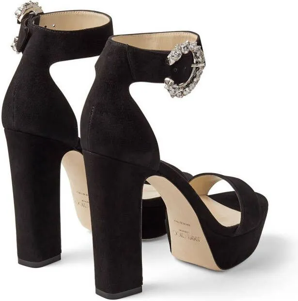 Jimmy Choo Mionne 120mm platform sandals Black