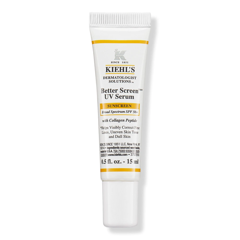 Kiehl's Since 1851 Travel Size Better Screen UV Serum Sunscreen SPF 50+