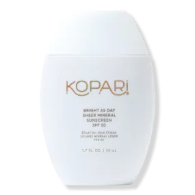 Kopari Beauty Bright As Day Sheer Mineral Sunscreen SPF 50