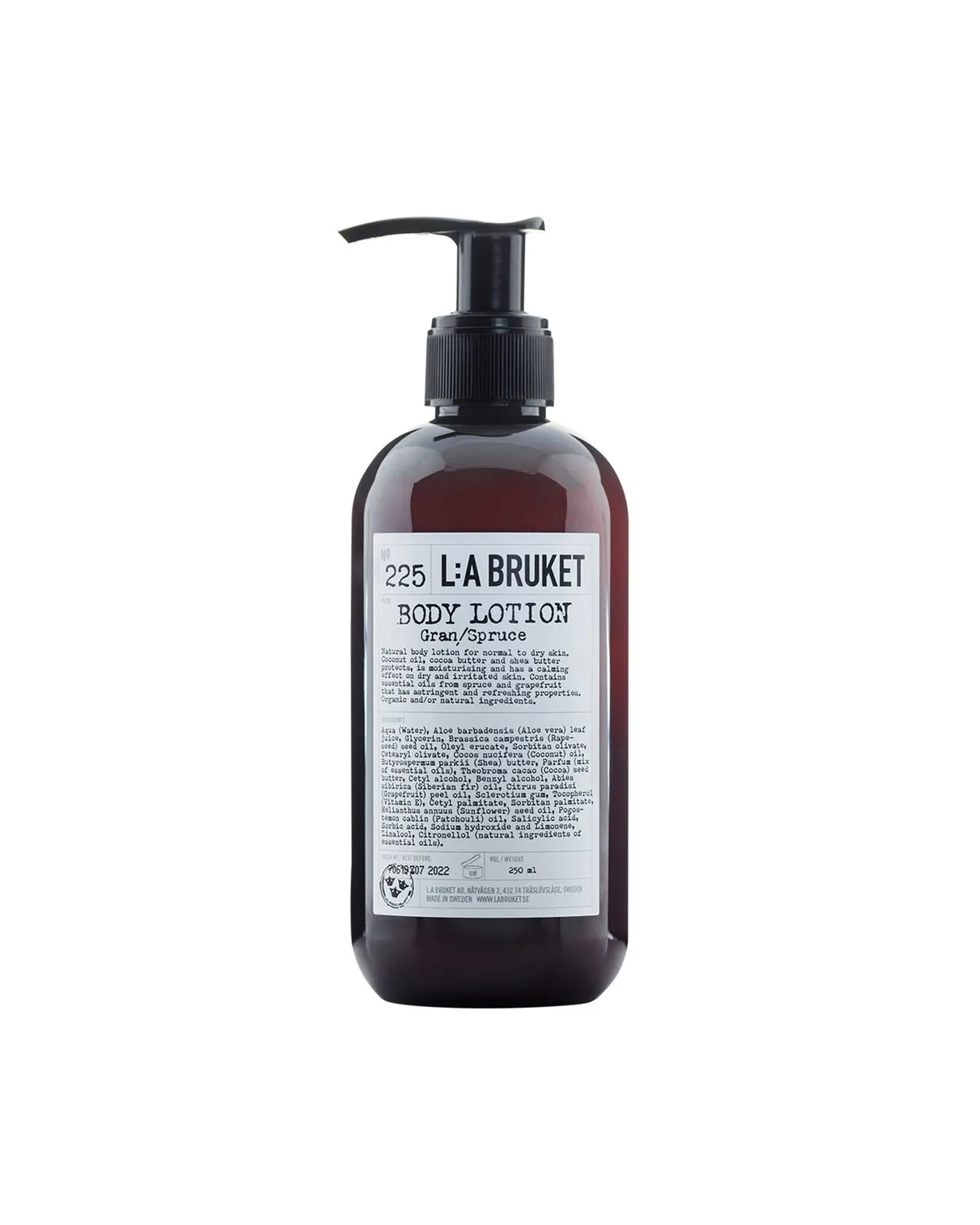 L:a Bruket 225 Body Lotion Spruce