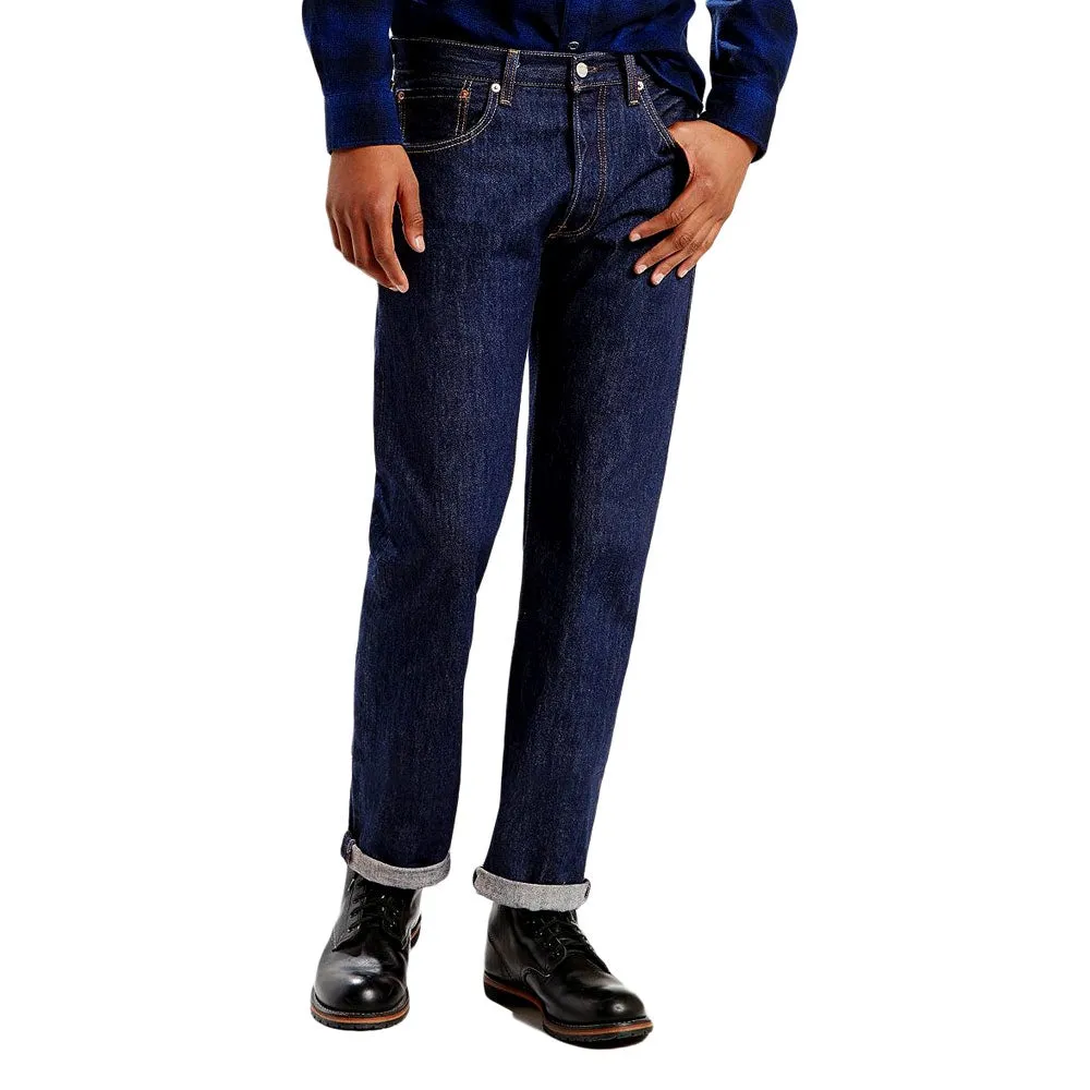 Levi's Mens 501 Original Fit Jeans | Rinse Dark | Shop Now