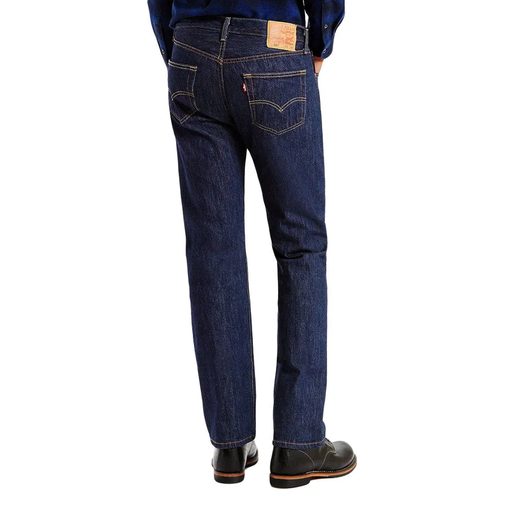 Levi's Mens 501 Original Fit Jeans | Rinse Dark | Shop Now