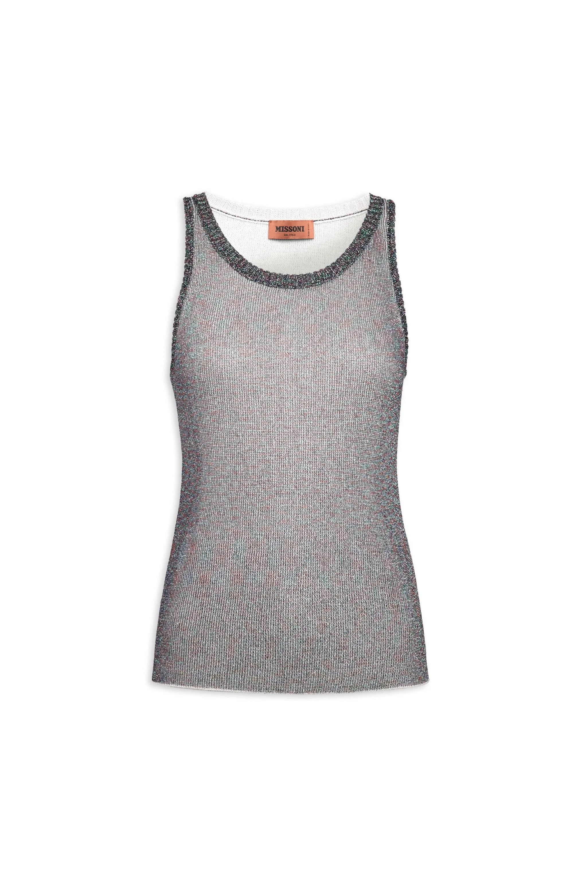 Lurex Glow Sleeveless Top