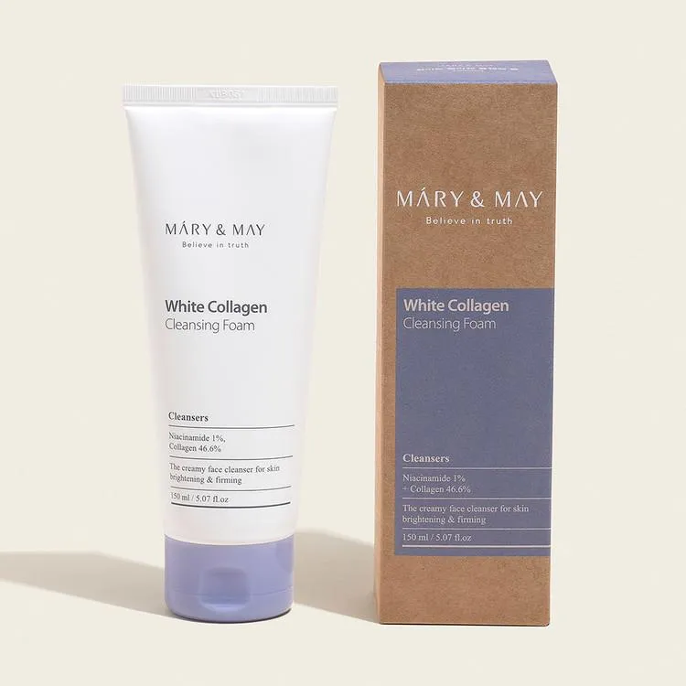 Mary & May White Collagen Foam Cleanser